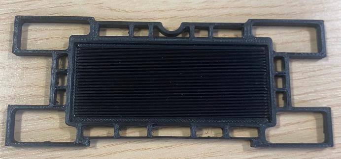 3D printed prototypes of the bipolar plate